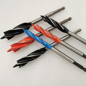 Mũi Khoan Gỗ Dài 4 Sáo Cắt Khoan <span class=keywords><strong>Auger</strong></span> Khoan Bit Hole Cutter - Product Image 2