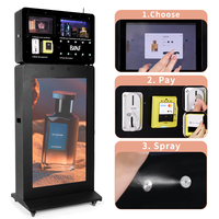Distributeurs automatiques de parfum Baomifa à montage mural, rechargeables, Apple Pay/Google Pay/Mastercard/Visa, écran tactile 10,1 pouces, ADA SDK
