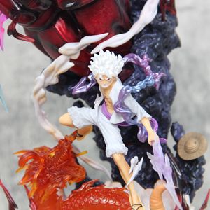 33cm Nouvelle figurine d'anime japonais GK Luffy Modèle Jouet One-Pieces XS Five Gear Awakening Action Figure - Product Image 3