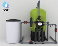 Système de filtration d'eau par échange d'ions 500 L/H pour le traitement et l'adoucissement de l'eau de puits, marque XST, garantie 1 an