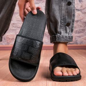 Happyslides Nuevas Sandalias de Verano 2024 para Hombre, Parte Superior de Piel Sintética y PU, Ligeras, Sandalias de <span class=keywords><strong>Alta</strong></span> Calidad con Logotipo Personalizado - Product Image 2