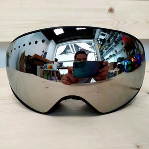 Masque de ski sphérique transfrontalier, double couche anti-buée, étanche, cadre TPU+PC sans cadre, unisexe, haute définition - Product Image 4