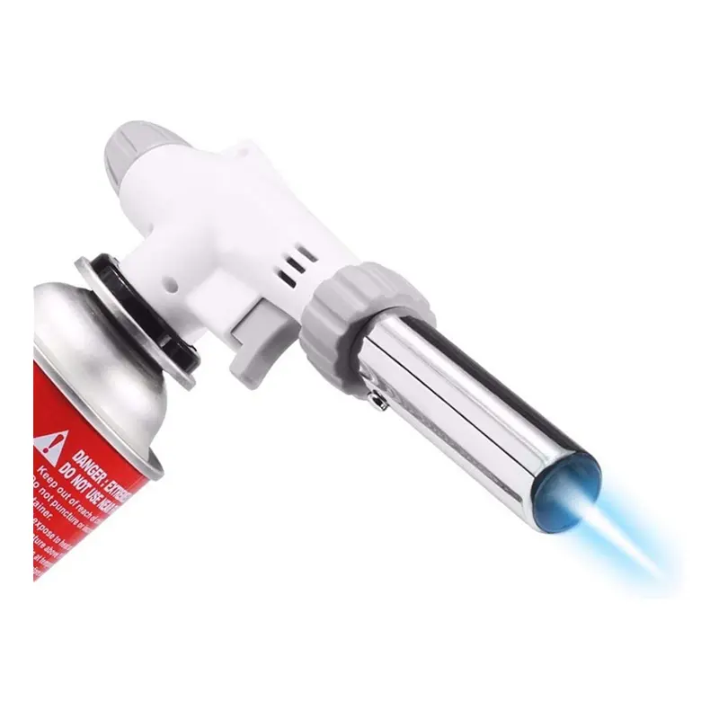 Metalen Vlam Pistool Lassen Gas Aansteker Verwarming Butaan Draagbare Camping Welding Gas Torch Voor Gebak Desserts Blazing