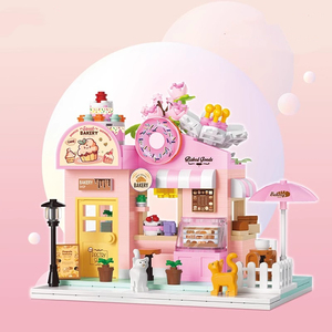 建筑街景积木儿童教育组装模型玩具微型积木套装<span class=keywords><strong>3</strong></span>款 - Product Image 3