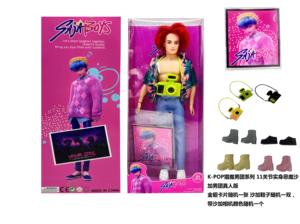 Demon Hunter Boy Band figur aksi 11.5 inci 11 sambungan Model koleksi Saia ABBy Mystery Jinu Romane dengan kartu dan kamera - Product Image 5