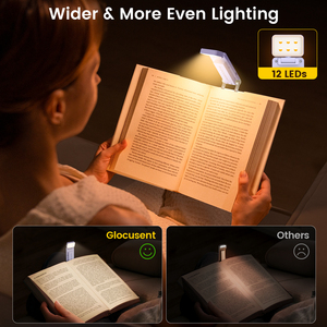 Nuova <span class=keywords><strong>Luce</strong></span> da Lettura Portatile Ricaricabile USB 2026 con 5 Modalità di Luminosità e Colore per la Lettura Notturna - Product Image 2