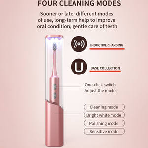 فرشاة أسنان كهربائية ذكية قابلة للتخصيص للبيع بالجملة للكبار بتردد اهتزاز صوفي تبييض الأسنان - Product Image 5