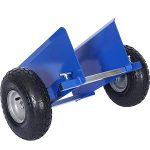 Blue DB 600lb Panel <b>Dolly</b> with 10in. Pneumatic Wheels - Product Image 5