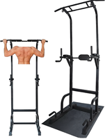 Barra de dominadas de alta resistencia para montar en la pared, capacidad de 400 kg, estación de dominadas con múltiples agarres, torre de potencia para gimnasio en casa, para entrenamiento de fuerza