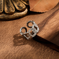 Bague de luxe européenne et américaine plaquée or 18 carats pour l'index, décoration de main FANKE