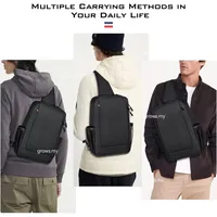 Sac de transport pour ordinateur portable Microsoft Surface Pro 11/10/9/8/X/7Plus/7/6/5 avec poignée et bandoulière en polyester