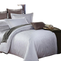Nouvelle mode, housse de couette en coton 100%, taille king, écologique, moderne, ensemble de housse de couette quatre pièces pour mariage avec sac