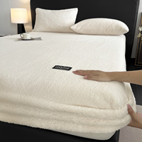 Parure de lit quatre pièces de luxe moderne en velours de lait imprimé, motif géométrique écologique, drap-housse inclus, haute qualité