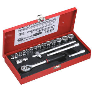 Set di chiavi a bussola da 20 pezzi con accessori in scatola - Product Image 1