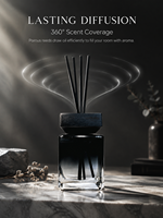 Diffuseur de parfum d'ambiance de luxe, ensemble diffuseur d'arômes, parfum longue durée, bouteille en verre décorative, parfum personnalisé OEM/ODM