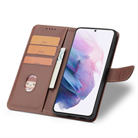 Étui portefeuille rétro en cuir PU avec porte-cartes pour Samsung Galaxy A17 A27 A37 A57 A26 A36 A56 S24 S25 S26 Ultra
