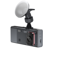 Cámara para Auto con Pantalla IPS de 3.0 Pulgadas, Grabación Full HD 1080P, Lente de Cámara Frontal y Trasera, DVR de 3 Canales