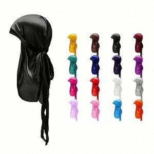 Durags en Soie Personnalisés avec Logo pour Enfants, Durag à Longue Queue, Bandeaux Ondulés, Couvre-Cou en Satin, Doo Rag, Cadeau Promotionnel - Product Image 1