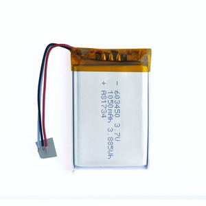 KC approved 603450 1000 mAh <span class=keywords><strong>3</strong></span>,7 V Rechargeable Li-polymer battery for Bluetooth headset - Product Image 1
