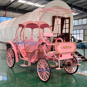 Chariot de transport spécial en forme de citrouille, prix d'usine, vente en gros, véhicules, chariot de Cendrillon - Product Image 3