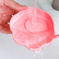 Support à glaces en silicone réutilisable pour enfants, anti-goutte, facile à nettoyer, résistant aux éclaboussures, plateau pour cornets de crème glacée