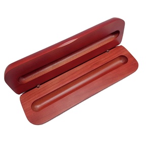 Bán Chạy Hộp Bút Gỗ Cứng Màu Trắng Gỗ Gọt Vỏ Bộ Bao Bì Có Thể Làm Logo - Product Image 1
