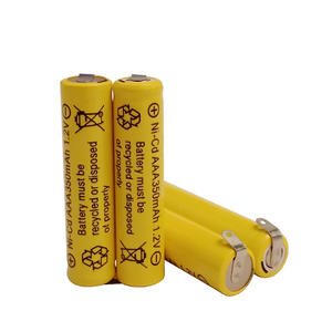 <span class=keywords><strong>AAA</strong></span>サイズ (No.7) 350mAh 2.4V <span class=keywords><strong>Ni-Cd</strong></span>充電式バッテリーはんだ付けタブ付き電気シェーバー用ヘアクリッパー & 芝生ランプ - Product Image 1