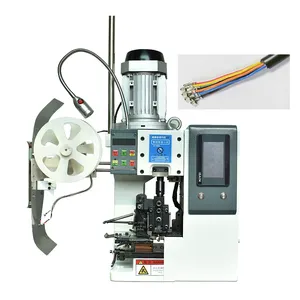 Silent Wire Stripping and Terminal Crimping Combo Unit Offering Automated Skin Peeling and Terminal Pressing