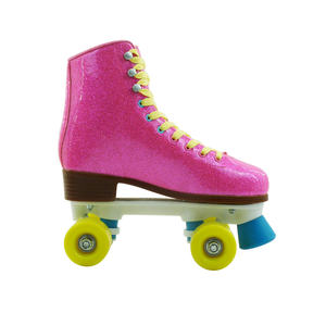 Haute qualité professionnel <span class=keywords><strong>Quad</strong></span> patins à roulettes chaussures femmes 4 roues patins à roulettes pour adultes PVC paillettes <span class=keywords><strong>Quad</strong></span> patins - Product Image 6