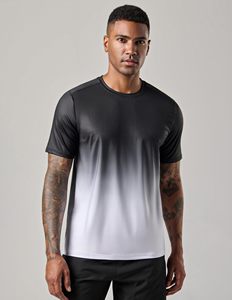 T-shirt de sport décontracté personnalisé avec logo, haute qualité, pour la course et l'entraînement, séchage rapide, pour hommes F00 - Product Image 5