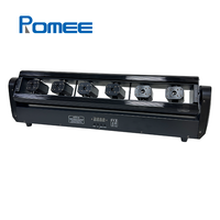 Lumière de barre mobile DMX512 de faisceau laser RVB de couleur de 6 têtes avec l'effet de chasse coulant pour l'éclairage d'étape de spectacle d'événement de concert de Dj