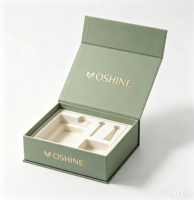 Boîte cadeau de luxe personnalisée à tiroir magnétique, estampage à chaud, gaufrage, emballage en papier pour bougies, lunettes, parfums, huiles essentielles