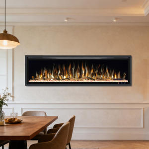 <span class=keywords><strong>Cheminée</strong></span> électrique de luxe avec effet de flamme LED moderne, décorative, avec fonction de <span class=keywords><strong>chauffage</strong></span> pour villa - Product Image 1
