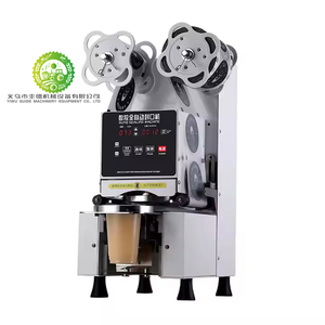 High-temperature commercial intelligent automatic closure <b>machine</b> for <b>tea</b> and milk beverages - Product Image 1