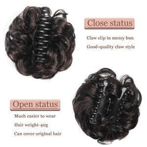 <span class=keywords><strong>Pince</strong></span> à cheveux griffe de requin XS02 pour <span class=keywords><strong>chignon</strong></span> désordonné, boucles volumineuses de mariée, en fil résistant à la chaleur - Product Image 2