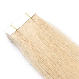 Extensions de cheveux naturels à bandes adhésives en gros, Extensions à bandes adhésives 100% cheveux humains Remy sans couture - Product Image 1