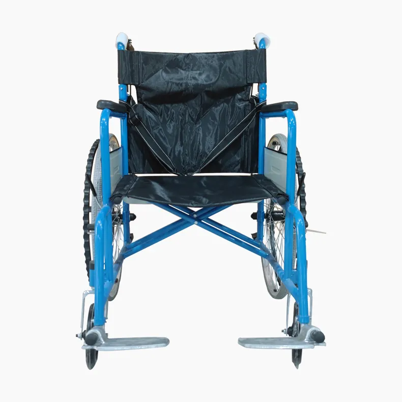 Cheap Price High Quality Carbon Steel Portable Lightweight Manual Wheelchair For Sale