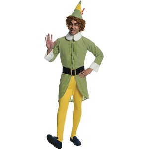 Hot Sale Mens <strong>Elf</strong> Movie Buddy the <strong>Elf</strong> Deluxe Adult Sized <strong>Costumes</strong> for Adults - Product Image 1