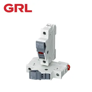 Suporte de fusível de segurança para automóveis, com base em fusível Din Rail, 5x20mm, 10x38, à prova d'água, 16a, 220v, compatível com segurança por atacado