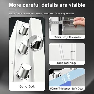 CEQSAFE Bank Deposit Secure Home Office Fire Box Digital Safe Cabinet <strong>Document</strong> <strong>Fireproof</strong> Safe <strong>Boxes</strong> - Product Image 6