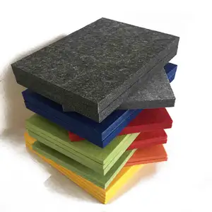 High Density Polyester Acoustic Wall Panels Industrial PET Felt Paneling soundproof wall panels
