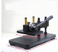 Presse manuelle non hydraulique de petite taille pour découpe de matrices, formage d'échantillons de cuir et découpe de semelles intérieures