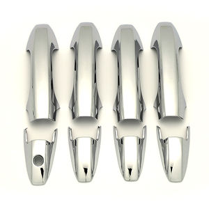 Накладка на дверную ручку из углеродного волокна для honda civic 8, crv 2006, 2007, 2008, 2009, 2010, 2011, 2012, аксессуары для автомобиля хром - Product Image 6