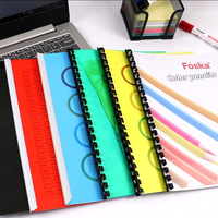 Plaques en PVC Foska 210x297mm A4 Taille Épaisseur 0.15mm & 0.2mm Reliure durable Couvertures brillantes transparentes pour liants ou dossiers