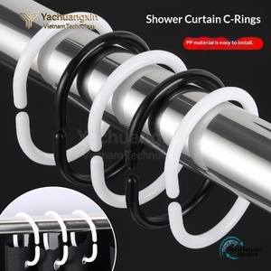 Fastener Clip Factory Wholesale Electric Curtain Track Accessories, Side Top Wall <b>Brackets</b>, Fastener clip - Product Image 4