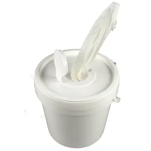 KILINE semua tujuan tisu kering wiper kertas Airlaid Rool 100% Fluff bubur tisu dalam ember bebas debu handuk pembersih kertas