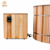 Platzsparendes Design Premium Holz-Finish Eisbadewanne mit Kühler und Filtrationssystem