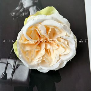 Rosa Artificial Junheyuan de una Sola Rama para Accesorios para el Cabello, Decoración del Hogar y Accesorios de Fotografía - Product Image 3