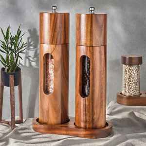 Molino Manual Fácil de Usar, Cuerpo de Acrílico Transparente, Molinillo de <span class=keywords><strong>Sal</strong></span> y Pimienta - Product Image 3