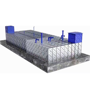 Serbatoio d'Acqua in Acciaio Zincato di Grande Capacità, Antiruggine, per Raccolta Acqua Piovana e Stoccaggio, per Ingegneria Municipale - Product Image 2